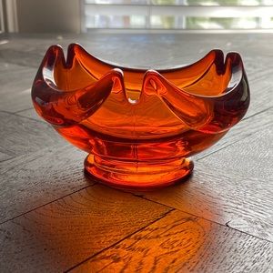 Viking Glass Drape Ashtray